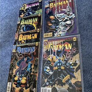 Batman Knightquest 501-02(bagged), 504-05, 507-08 DC Comics